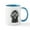 White/Blue Inside, variant on CafePress - Nemo The Portuguese Water Dog Mugs - 11 oz Ceramic Mug - Novelty Coffee Tea Cup