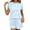 Sky Blue, variant on MuXiKeJi Clothes Women's 2 Piece Outfits Summer Bodycon Short Pants Workout Sets Biker Jogger Tracksuit