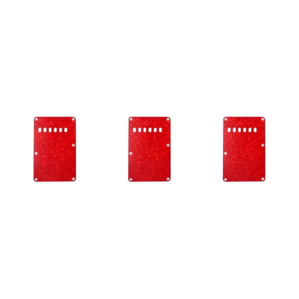 Wosthever Cubierta de cavidad de trémolo, placa trasera resistente al agua, golpeador de guitarra, placa práctica para rascar, accesorios de pieza de Type1 NO1 Wosthever CBP464323