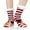 Red Deer, variant on Womens Grip Socks Warm Fuzzy Socks for Women Cozy Sleep Socks Non Slip Socks for Women with Grippers
