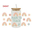 thumbnail image 1 of onlyliua Envoltage Dtf en Bonitos estampados en Botellas de Agua de Vidrio 16 Oz impermeables, 1 of 1