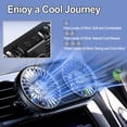 thumbnail image 6 of SPRING Usb Dual-Head Car Fan 360° Rotatable Atmosphere Suitable For Cars Campers Suv, 6 of 9