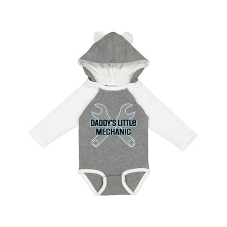 

Inktastic Daddys Little Mechanic Baby Boy Gift Baby Boy Long Sleeve Bodysuit