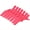 Rose Red, variant on Neutral Double-Hinged Hair Clips Pack Of 7 For Women Perfect For Styling And Salon Use