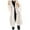 White, variant on Long Sleeve Hooded Jacket Mid Length Coat With Deep Pockets For Comfortable Warmth And Stylish Everyday Outerwear