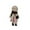 K, variant on Handcrafted Plush Rag Doll with Knitted Outfit and Hat, Soft Fabric, Perfect Gift for Kids and Collectors, 12 Inches