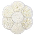thumbnail image 4 of 2800PCS Half Pearls, Half Flatback Round Pearl Bead Loose Beads for DIY Crafts, 7 Size: 2mm,3mm,4mm,5mm,6mm,8mm,10mm - milky white, 4 of 6