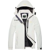 Keevoom Mens Hooded Waterproof Rain Jacket Lightweight Outdoor Windproof Raincoat Jacket