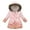 Pink, variant on Ymyiu Baby Girl Coat Baby Girl's Toddler Kids Fall Winter Coat Jacket Outwear Hoodie Sweatshirt Size 6-7 Years(Pink, 6-7 Years)