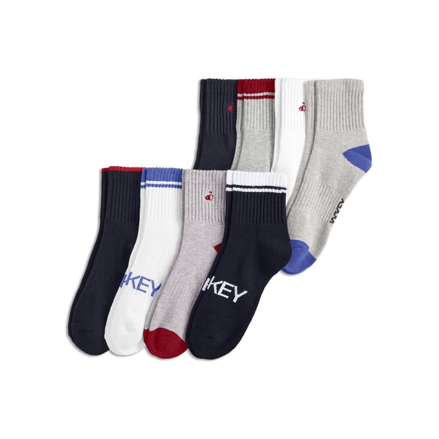 Jockey Men's Everyday Cotton Blend Quarter Sock - 8 Pack