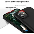 thumbnail image 6 of Soft Silicone Designed for iPhone 12/12 Pro Case,[Military Grade Drop Protection] [Anti-Scratch Microfiber Lining] Shockproof Protective Phone Case Slim Thin Cover 6.1 inch, (Black), 6 of 13