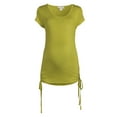 thumbnail image 6 of Oh! Mamma Maternity Women's Scoop Neck Tee with Side Seam Drawstring (Women's & Women's Plus), 6 of 6