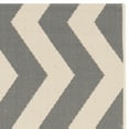 thumbnail image 5 of SAFAVIEH Courtyard Ayden Chevron Indoor/Outdoor Area Rug, 6'7" x 6'7" Square, Grey/Beige, 5 of 7