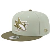 Men's New Era Sage Green/Olive San Jose Sharks Color Pack 9FIFTY Snapback Hat