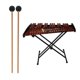thumbnail image 3 of 2 uds mazos de marimba cabeza de hilo tejido a mano de madera maciza con para percusión de teclado, 3 of 9
