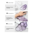 thumbnail image 2 of Cooling Gel Cloud Shape Keyboard Wrist Support Pad Washable Silicone Slip Proof Ergonomics Office Accessories, 2 of 8