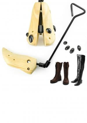 wooden boot shaft stretcher