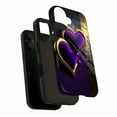 thumbnail image 3 of Luxury Purple Heart Shaped iPhone Case for Couples Valentine’s Day Gift Compatible with iPhone 11/12/13/14/15/16 (Pro Max/Plus), 3 of 9