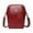 Wine, variant on Uinagy Women's Soft Leather Crossbody Mini Vertical Mobile Phone Bag