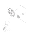 thumbnail image 2 of Belwith Products 6001 Almond Wall Patch Door Guard, 2 of 2