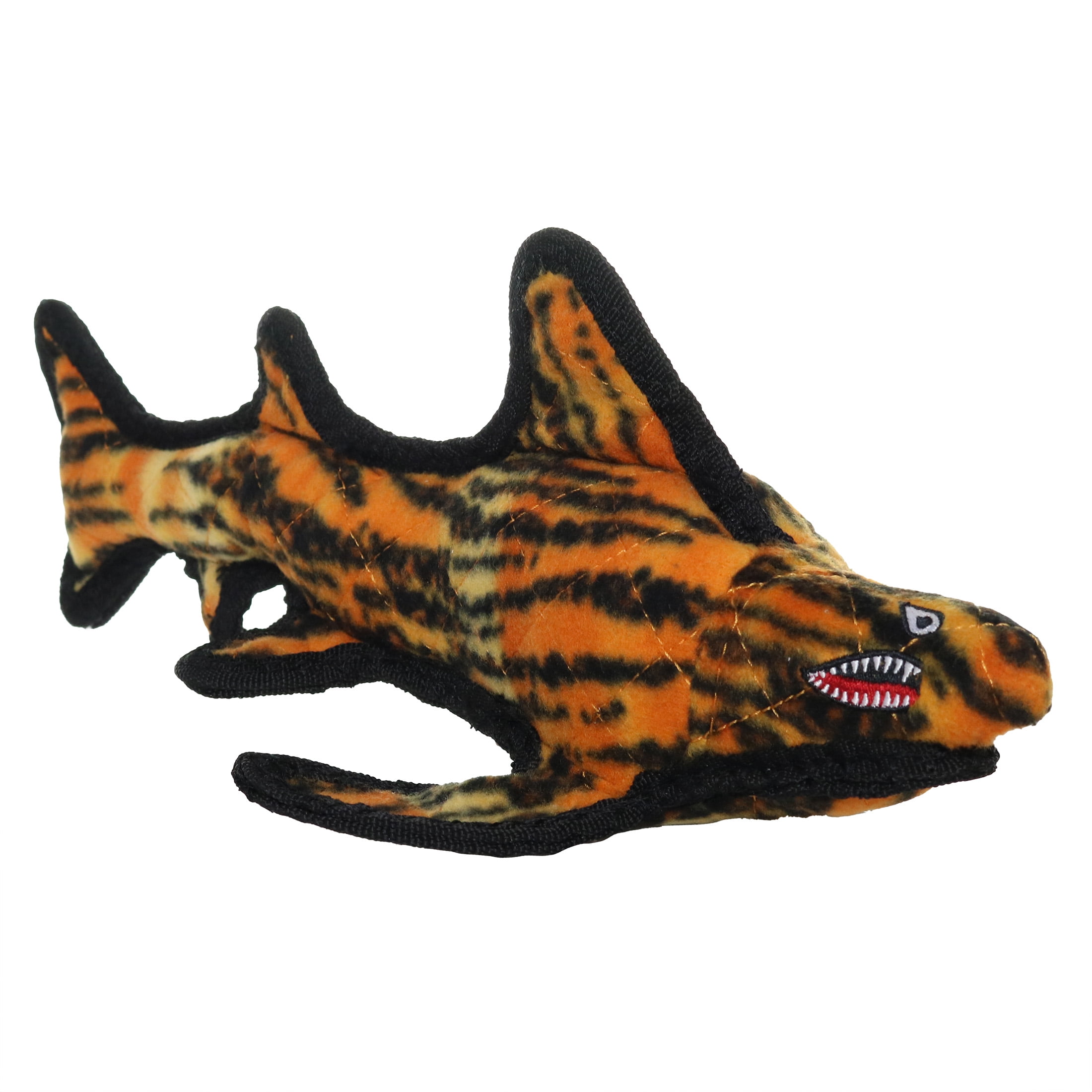 Tuffy Ocean Creature Tiger Shark Durable Plush Squeaky Dog Toy