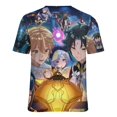 thumbnail image 6 of Genshin Impact Womens T-Shirt Round Neck Short Sleeve Tee Shirts Summer Breathable Tops Blouse 6XL, 6 of 8