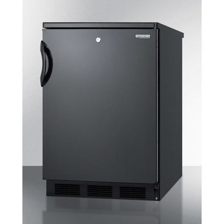 Summit Appliance Accucold 23.63-inch 5.5 cu. ft. Compact All-Refrigerator with Lock