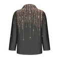 thumbnail image 3 of Summer Saving Clearance AXXD Long Sleeve Print Light Blazer Suit Summer Jackets for Women Plus White Clearance Black Size 3xl(Us:14), 3 of 4