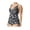 Black/Grey, variant on Tyr Women's Boca V-Neck Sheath, Black/Blue, 8