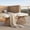 Beige, variant on ﻿OMNIBERG 360° Outdoor Swivel Ottoman Stools Set of 2, Oversized All Weather Wicker Footstool with Cushion and Non-Slip Feet, Outdoor Seating Footrest for Bedroom, Living Room, Porch, Balcony, Beige