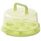 thumbnail image 1 of caja de almacenamiento de pastel portátil caja de pastel de cumpleaños redonda cocina recipiente para hornear de boda verde oso de fresa Electrónica, 1 of 2