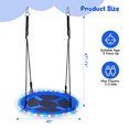 thumbnail image 6 of KloKick 700lbs 40" Saucer Tree Swing for Kids & Adults – Durable Outdoor Swing with LED Lights, 2 Tree Hanging Straps. Blue, 6 of 8