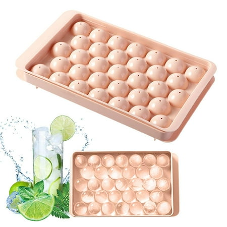 

TAONMEISU Round Ice Cube Molds Ice Ball Maker Mold for Freezer with Container Chocolate Pastry Bakeware Stencil Pudding Jello Soap Bread Candy Baking Moulds honest