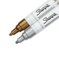 thumbnail image 2 of Sharpie Oil-Based Paint Markers, Medium Point, Metallic Gold and Silver, 2 of 4
