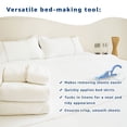 thumbnail image 4 of Lifter for Changing Sheets on Mattress - Mattress Wedge Elevator - Bed Maker & Sheet Changer Wedge - Bed Making Aid - Bed Making Handy Tool - Bedsheet Tucker Tool - Mattress Elevator Tool, 4 of 9