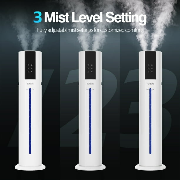 HUMSURE Humidifier Suitable for Large Room, 2.4gal/9L
