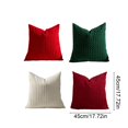thumbnail image 3 of Textured Throw Pillow Covers Corduroy Cushion Cases for Sofa Living Room Bedroom Couch Interior Styling, 3 of 6