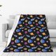 thumbnail image 1 of Balery Whales In Space Manta de Felpa Suave y Acogedora – Cobija de Franela Aterciopelada para Cama, Lavable y Cálida para Sofá, Mascotas, Transpirable-80"x60", 1 of 7