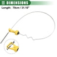thumbnail image 4 of Unique Bargains 1pcs Engine Oil Dipstick Indicator Oil Dipstick Replacement for Ford F-150 1998-2003 Yellow, 4 of 6