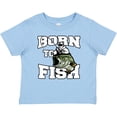 thumbnail image 3 of Inktastic Born to Fish Boys or Girls Baby T-Shirt, 3 of 5