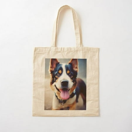 Funny Dog Essential T-Shirt Cotton Tote Bag Canvas Tote Bag  Family Gift For Mother  Her