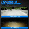 thumbnail image 5 of For Chevrolet Cobalt 2005 2006 2007 2008 2009 2010 LED Headlight Bulbs 9007/ HB5 High Low Beam 2pcs, 5 of 14