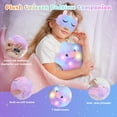 thumbnail image 2 of PERRYHOME Unicorns Gifts for Girls Age 4 5 6 7 8 9 10+ Birthday Back to School Day Gifts,Soft Plush Toys Set with Light-up Star Pillow,DIY 900ML Bottle,Diary,Coin Purse,Unicorn Plush Accessory 103, 2 of 3