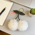 thumbnail image 3 of YIEMEEN Cherry Keyring Pendant Fruit Shapes Key Chain Detachable Phone Lanyard Accessory, 3 of 10