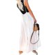 thumbnail image 3 of TRKIYQC Pantalones de tirantes casuales para mujer, pantalones de pierna ancha de color sólido con correas de amarre, negro/blanco/caqui TRKIYQC perder, 3 of 9