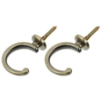 Curtain Wall Hook Aluminum Alloy Arc Vintage Decor Holder Tassel Rope Mounted Tiebacks 2 Pcs