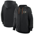 thumbnail image 4 of Women's Fanatics Black Philadelphia Flyers Authentic Pro Rink Raglan Full-Zip Hoodie, 4 of 7