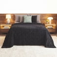 thumbnail image 4 of Cobertor Ligero Matrimonial Elefantito Azabache Color Negro Suave Textura 3D, 4 of 7