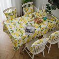 thumbnail image 3 of Nappe Citron Anti-Renversement Polyester Printemps & Été pour Usage Intérieur/extérieur, 52 x 52 Pouces Carré, 3 of 5