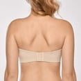 thumbnail image 2 of Sostén DELMIRA Sin Tirantes con Aros Minimizer Talla Grande 38C Beige, 2 of 4